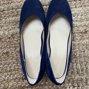 Bettye Muller Blue Suede pumps 8.5